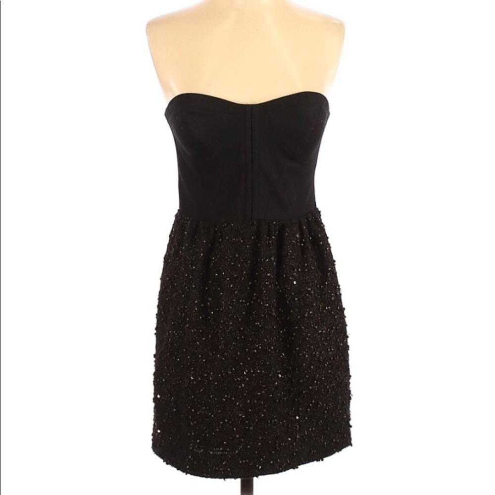 MM COUTURE STRAPLESS COCKTAIL DRESS - Picture 3 of 6